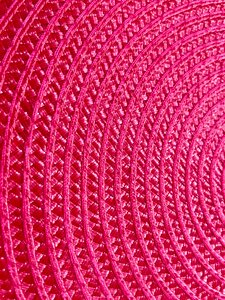 Pink pattern weave