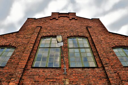 Glass brick wall photo