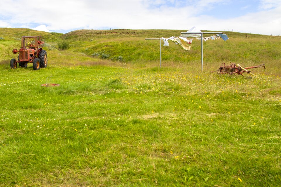 Hang dry laundry out