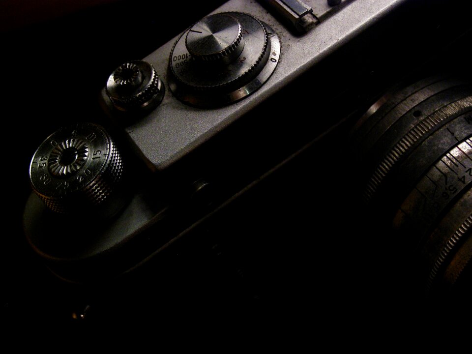 Photographic equipment lens photo