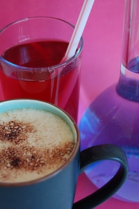 Mixology hot chocolate drink photo