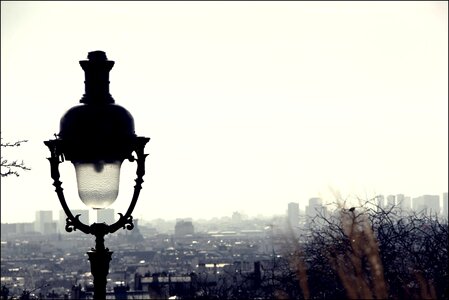 Montmartre tourism floor lamp photo
