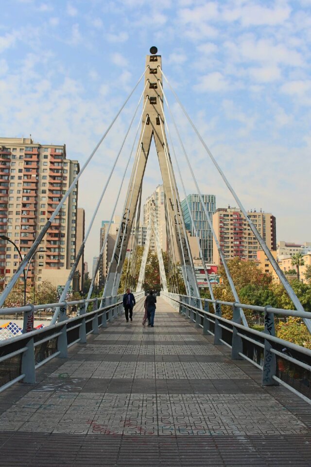 Engineering arc blue sky