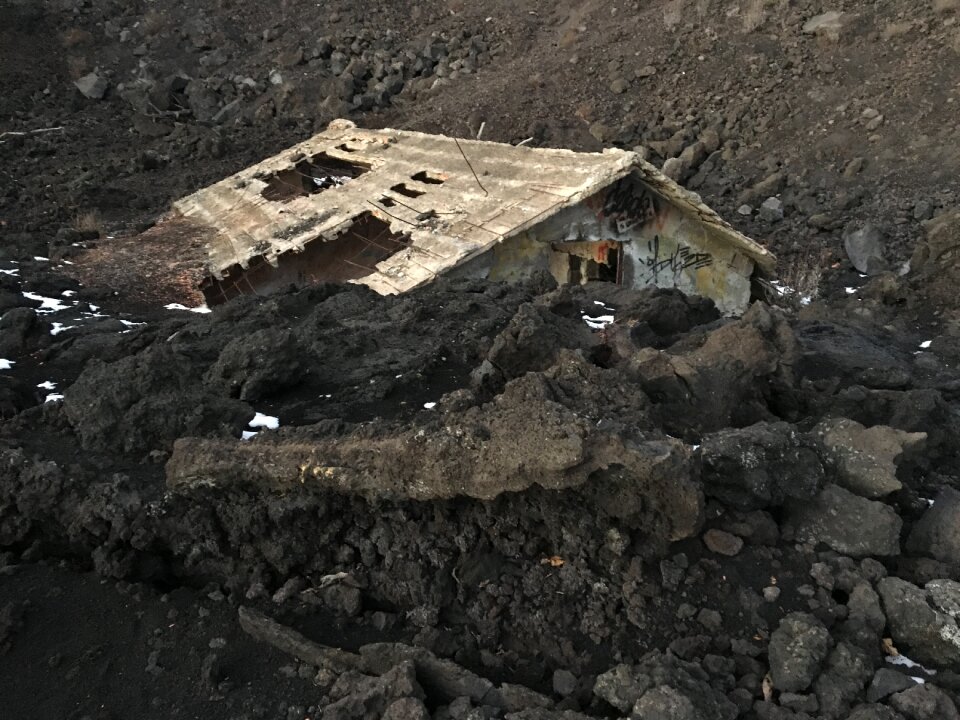 Etna lava house shed