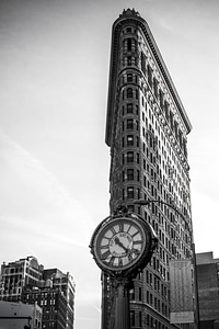 Black and white new york building photo