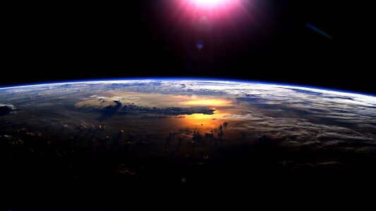 Space universe satellite