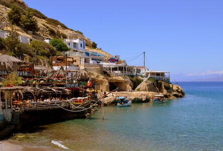 Tavern idyllic greece photo