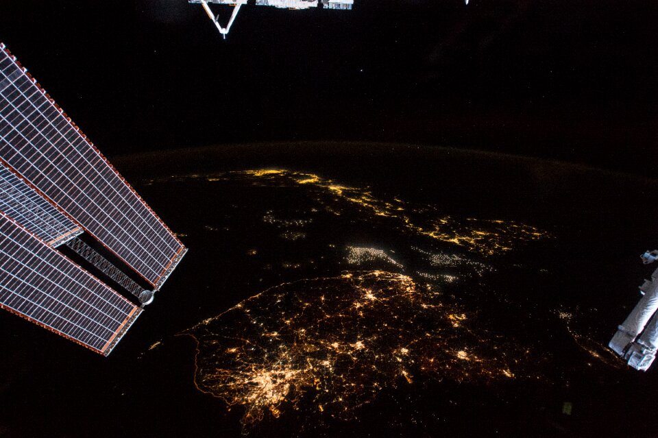 Space universe satellite