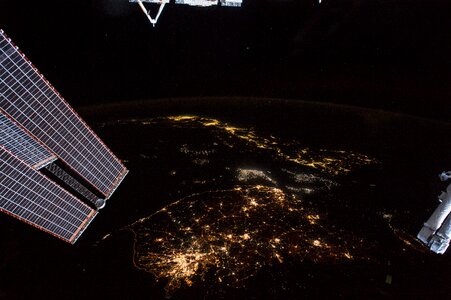 Space universe satellite