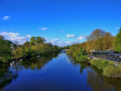 Water blue river