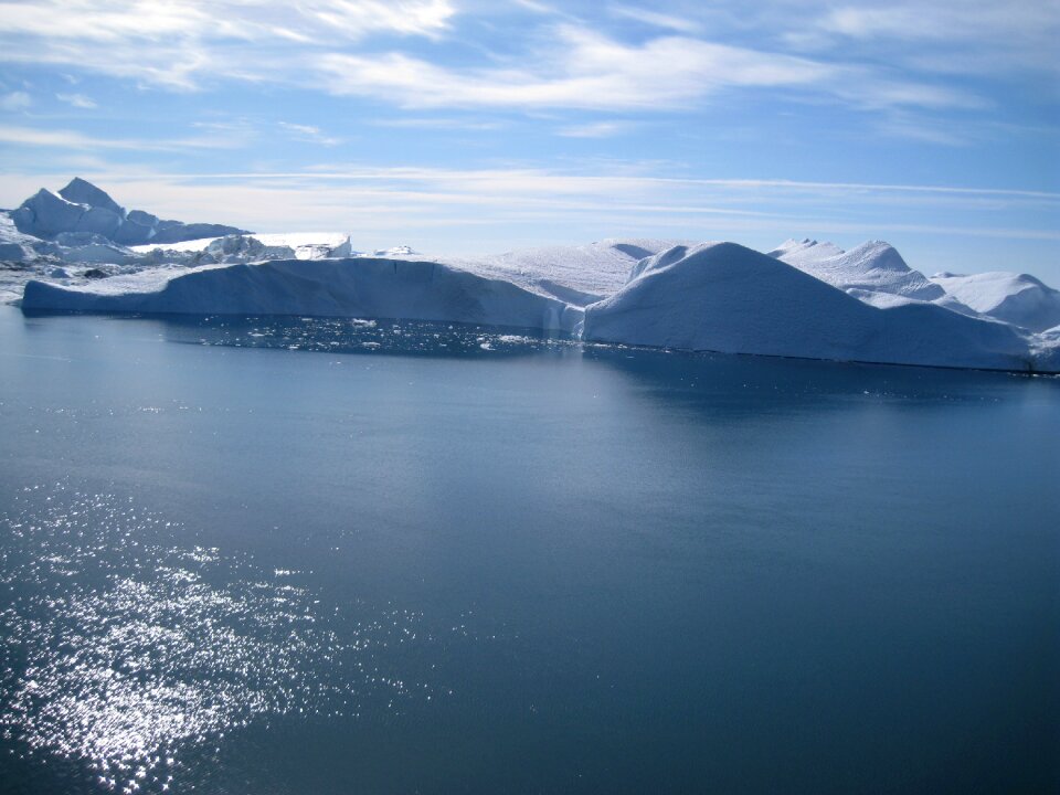 The icefjord greenland jakobshavn