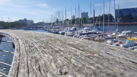 Boat wharf brittany