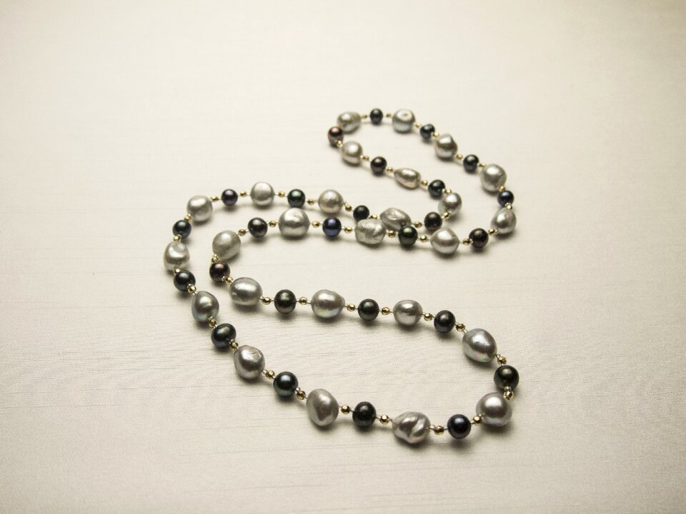 Freshwater pearl necklace accessories