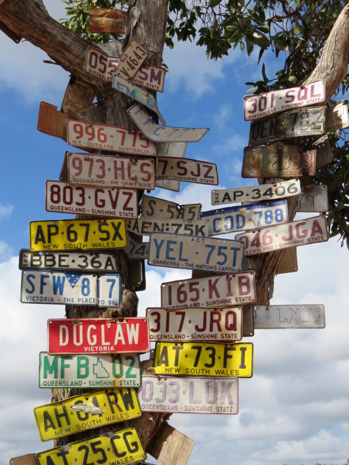 License plates indicator kraftfahrzeugkennzeichen