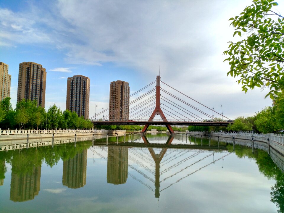 Reflection river cloud