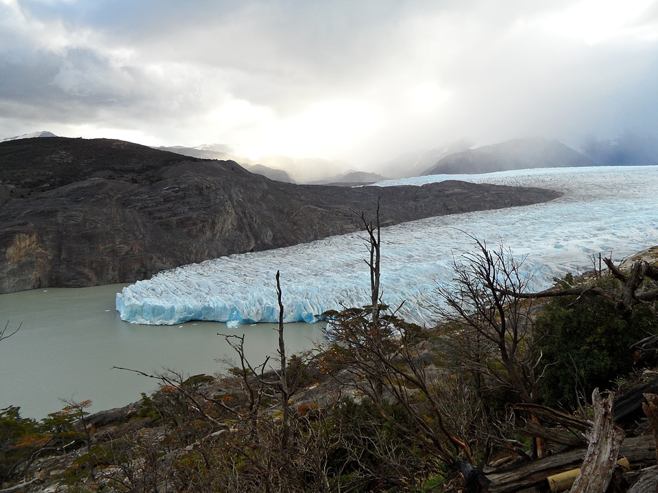 Torres del paine national park gloomy