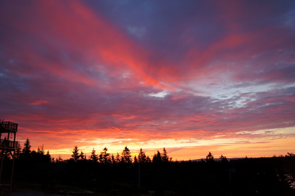 Landscape morning dawn
