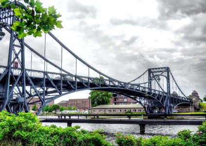 Wilhelmshaven port steel bridge
