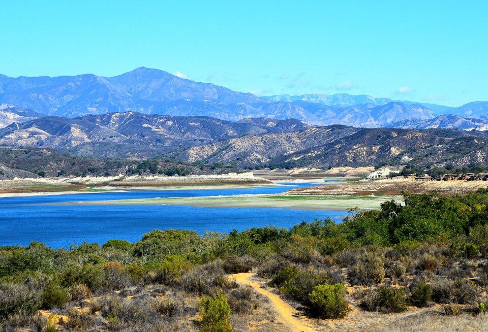 Reservoir landscape beautiful