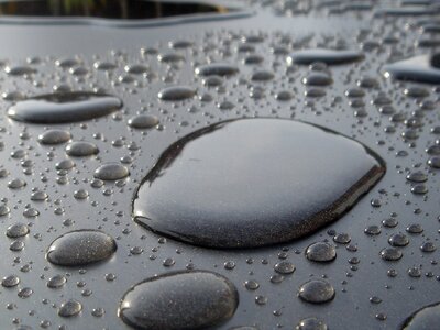 Puddle raindrop pool