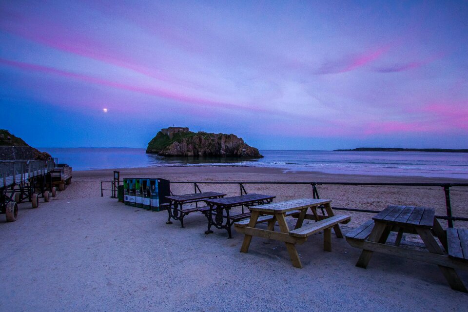 Beach tenby wales photo