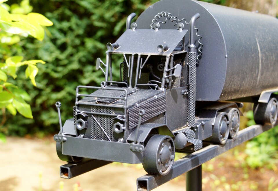 Blacksmithing post mail box metal