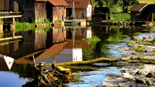 Waterwheel mill wheel water mill photo