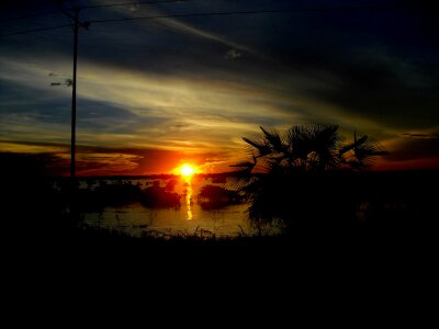 Darken sun afternoon
