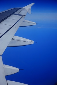 Flying sky blue