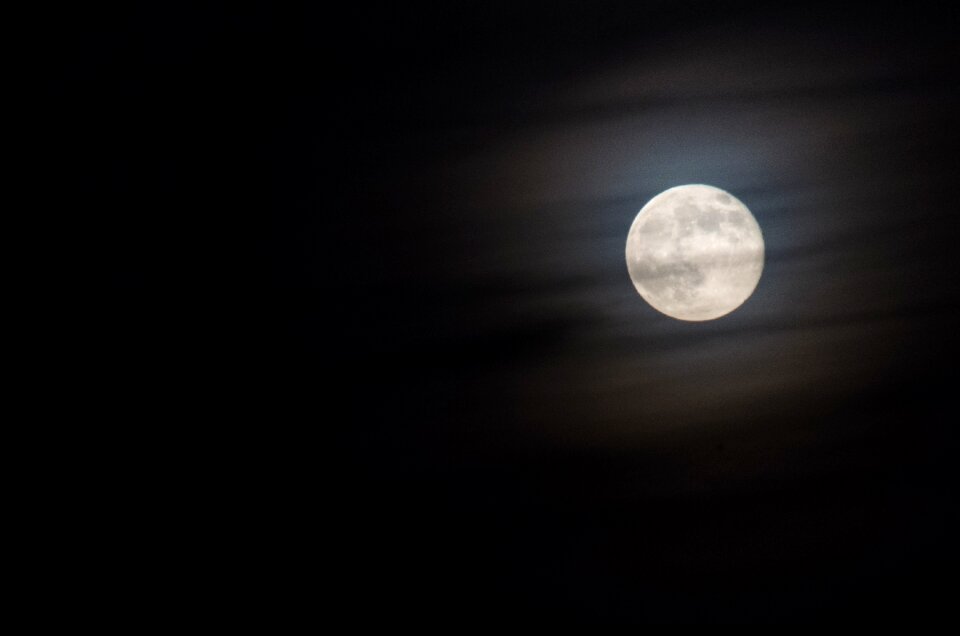 Night dark moonlight