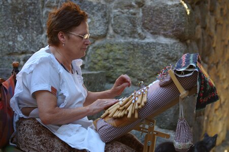 Needlework women age