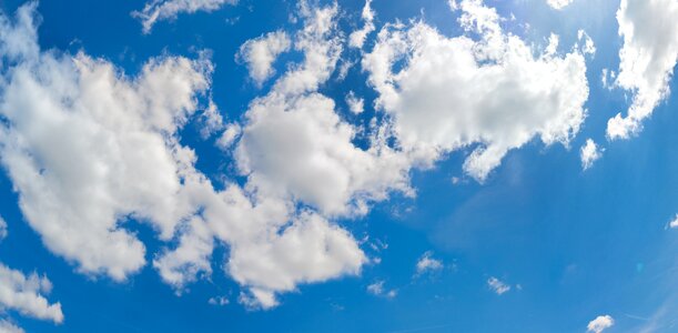 Blue white landscape