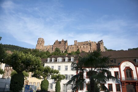 Castle heidelberg historic center