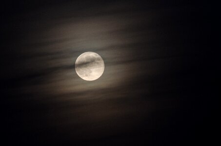 Night dark moonlight photo