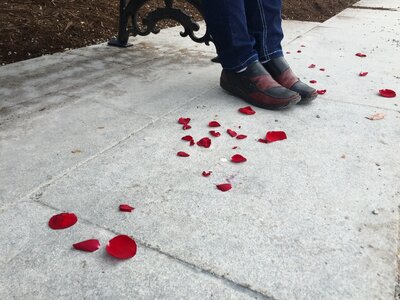 Shoes park concrete