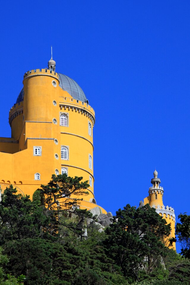 Blue castle dome
