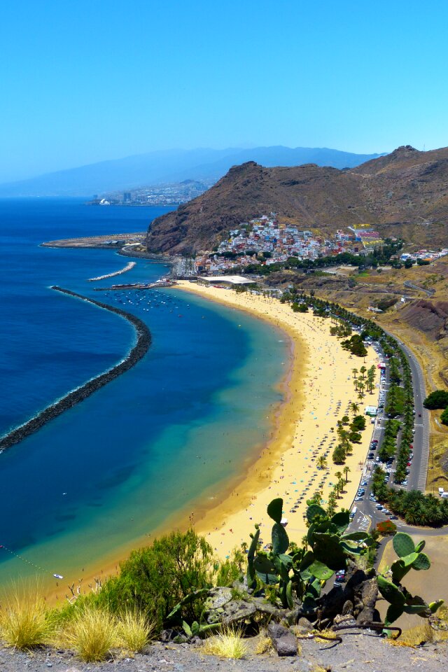 Beach landscape spain