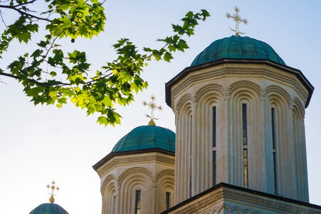 Orthodox romanian monastery photo