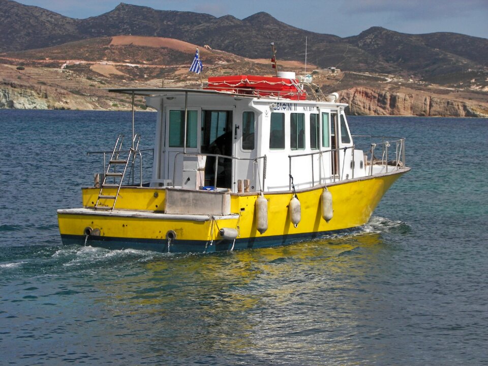 Aegean sea milos maritime