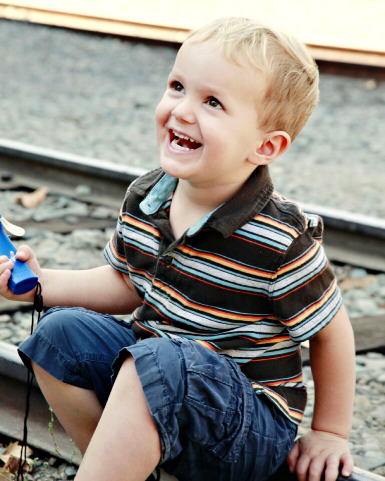 Laugh play children