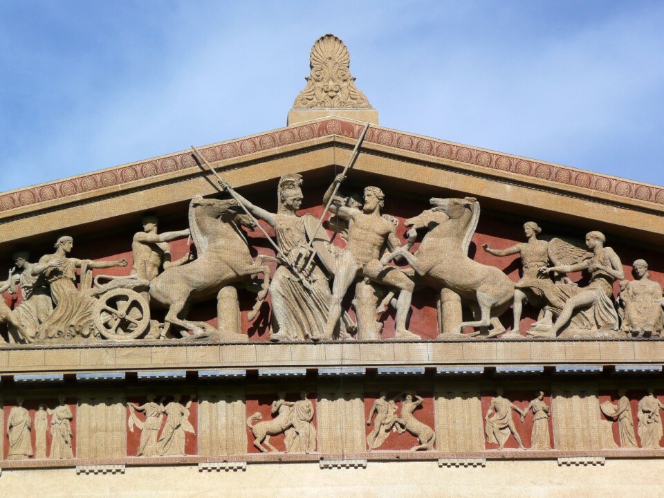 Statuary relief architecture