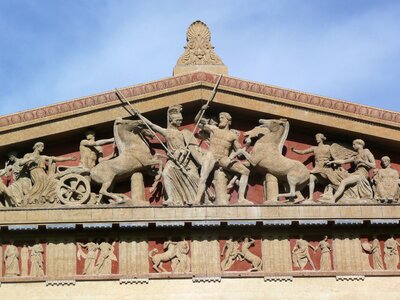 Statuary relief architecture