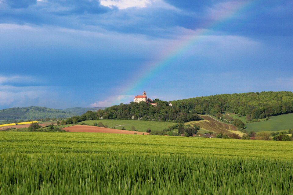 Ronneburg spring rainbow