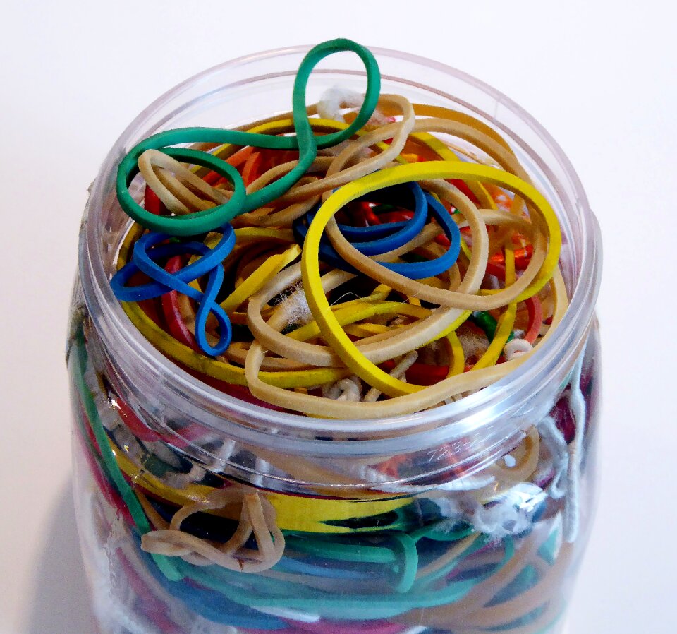 Close up office supplies practical