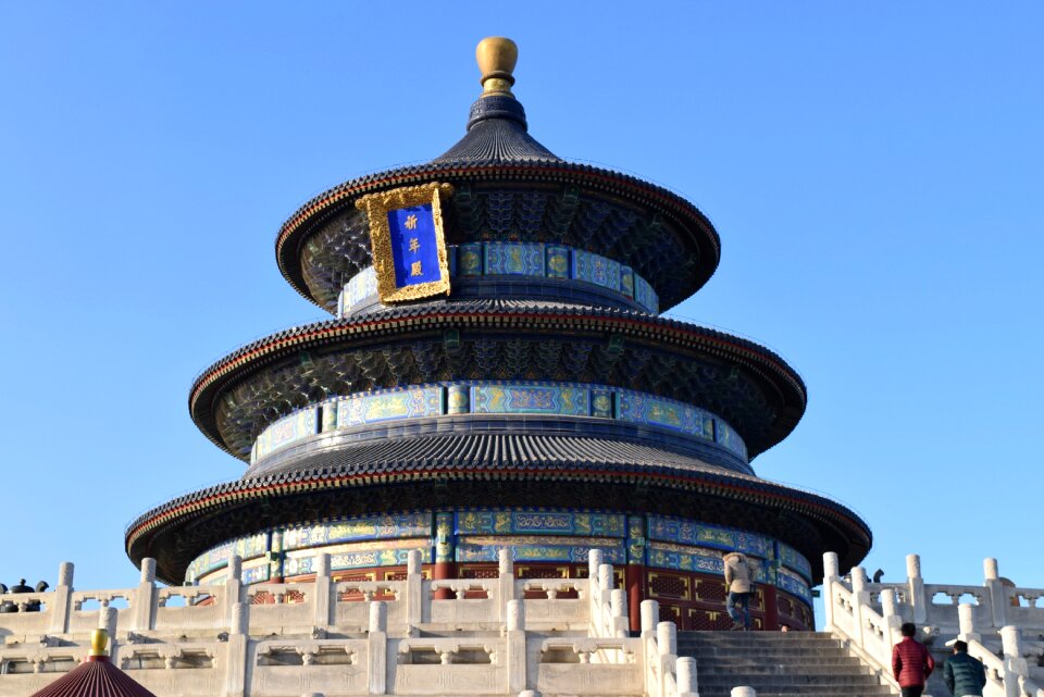 Beijing the temple of heaven the scenery