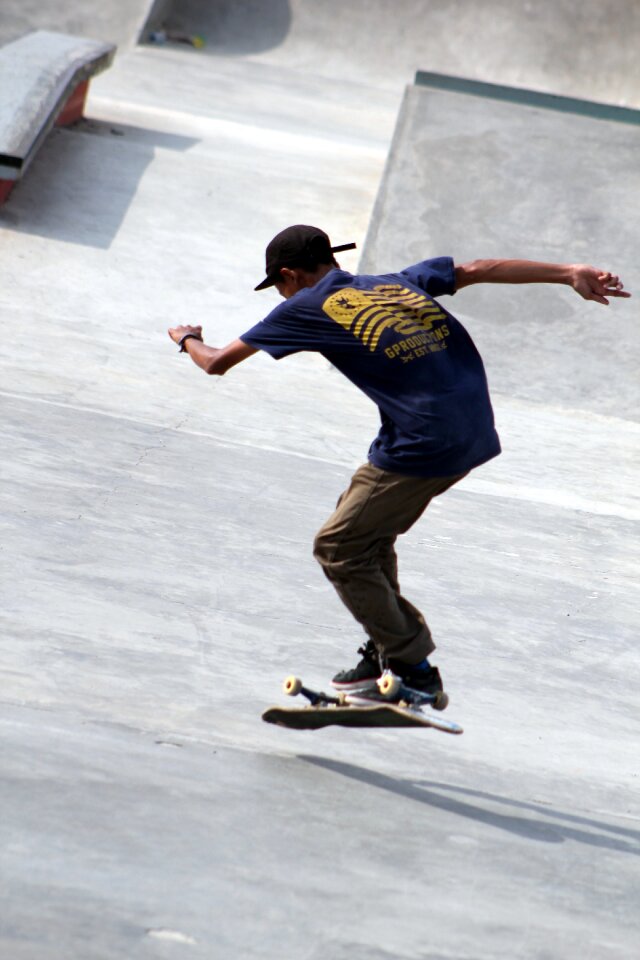 Skater skateboarding people