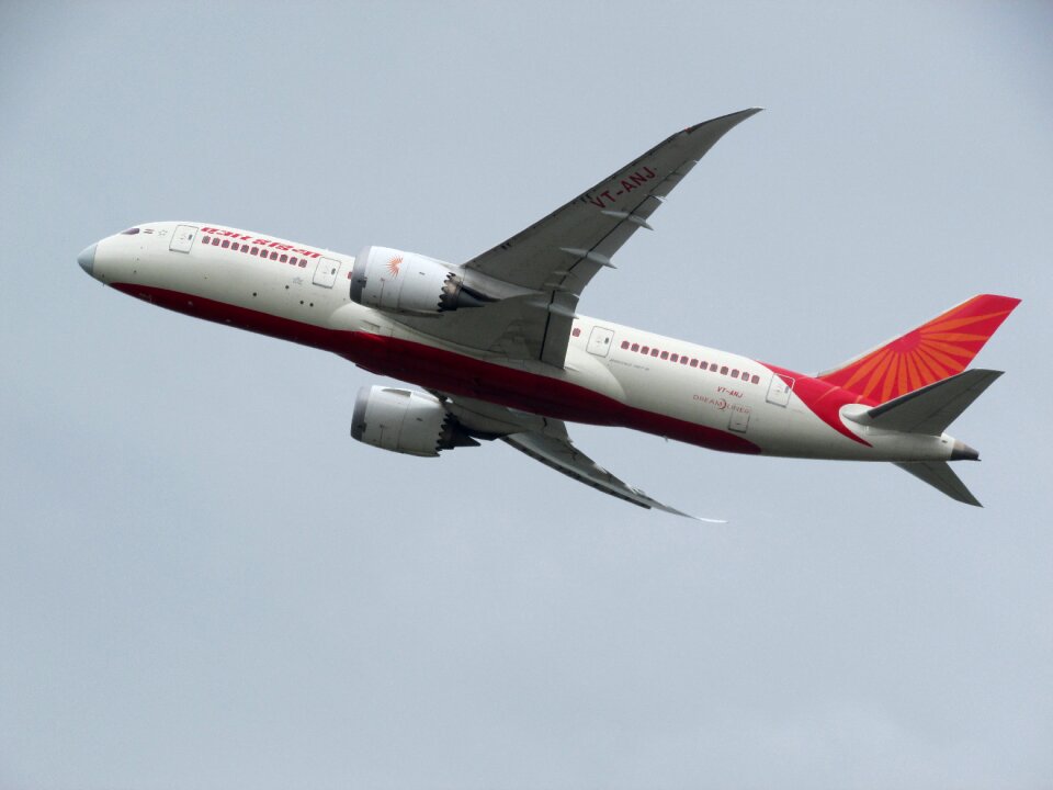 Air india take off pilot go photo