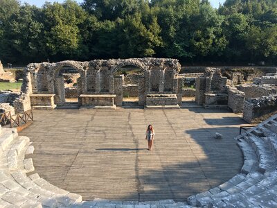 Greece amphitheater butrint photo