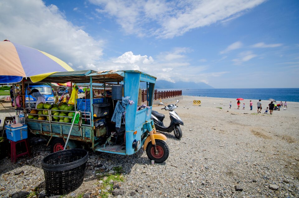 Taiwan blue sky vacation