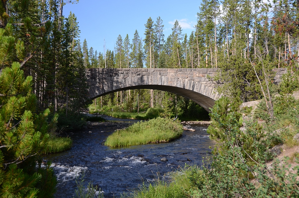 Creek landscape scenery